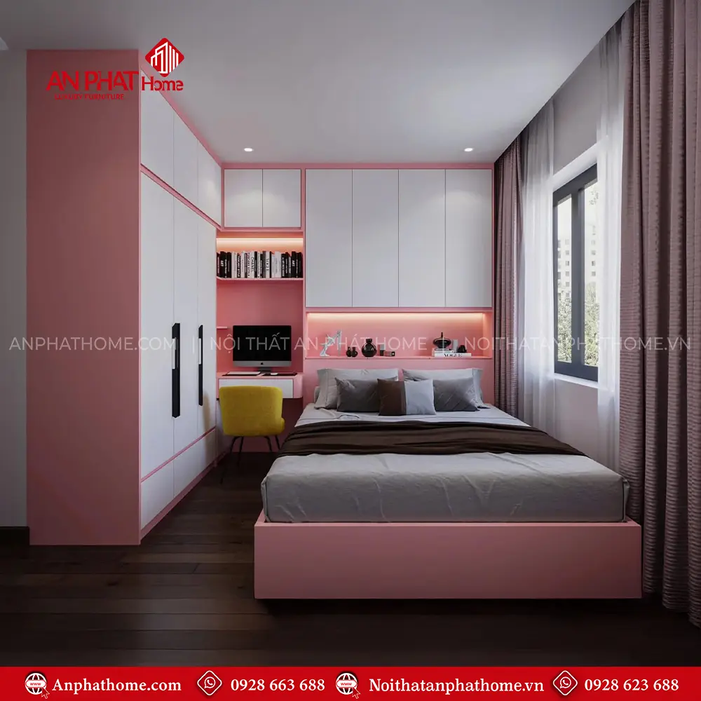 Combo Phòng Ngủ Đẹp Cho Bé Gái CB-59 5 Combo Phòng Ngủ Đẹp Cho Bé Gái CB-59