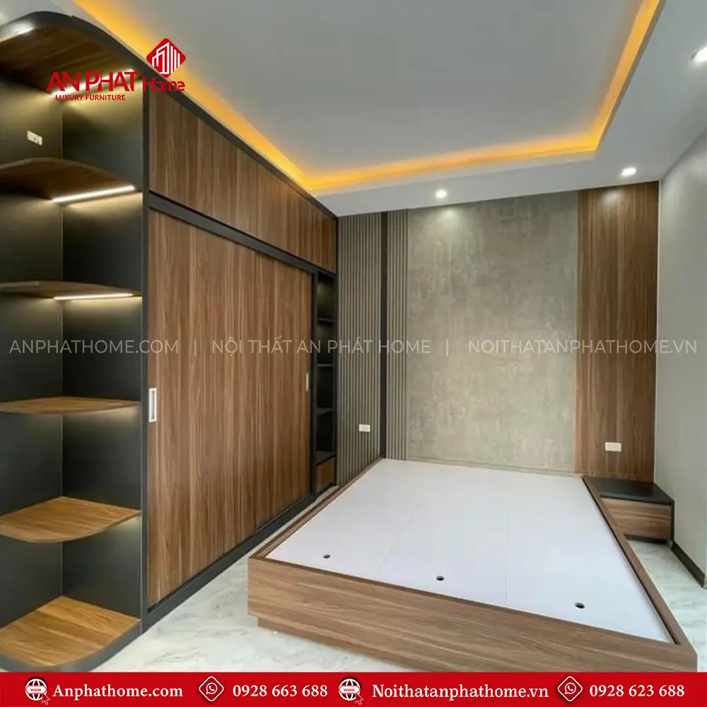 Combo Phòng Ngủ Gỗ Đẹp Hiện Đại CB-34 5 Combo Phòng Ngủ Gỗ Đẹp Hiện Đại CB-34