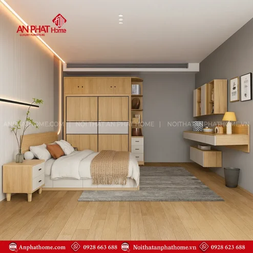 combo phong ngu go hien dai cb 6800009