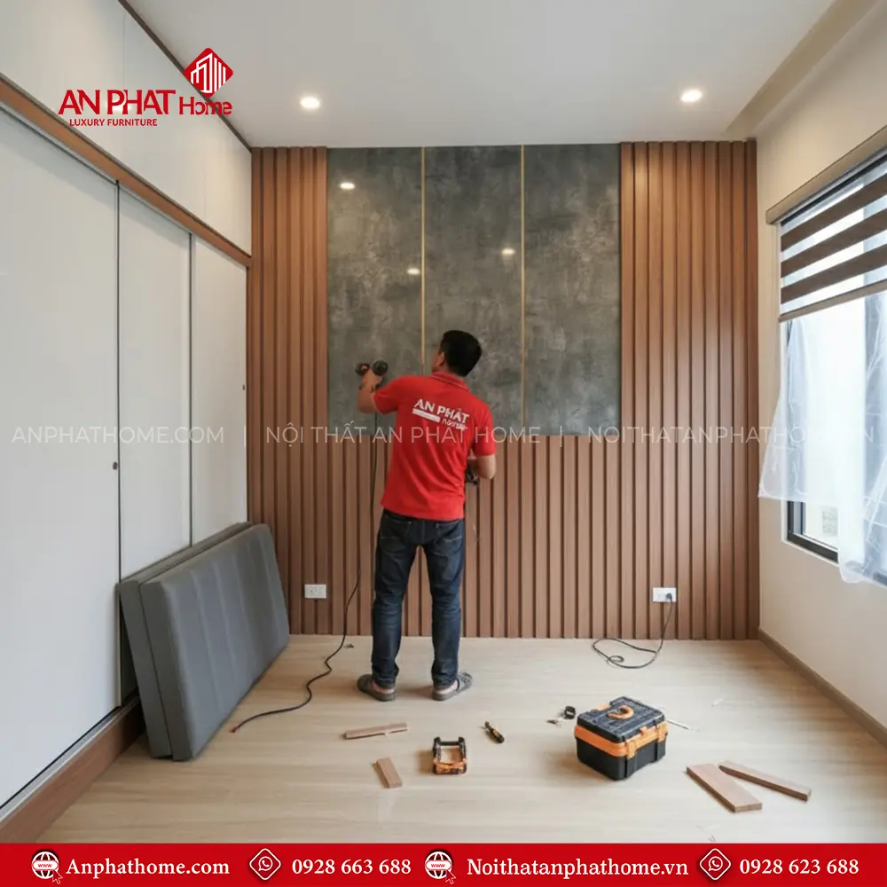 Combo Phòng Ngủ Gỗ MDF Hiện Đại CB-03 6 Combo Phòng Ngủ Gỗ MDF Hiện Đại CB-03