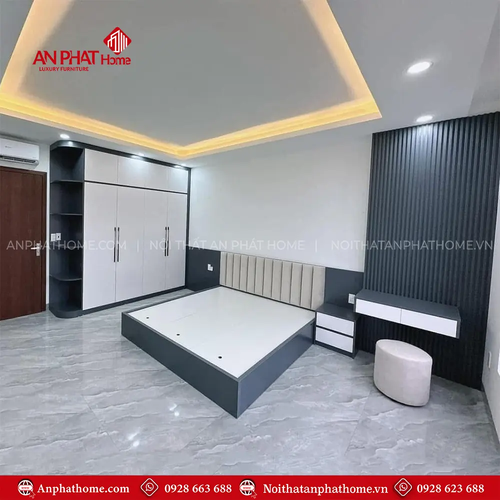 Combo Phòng Ngủ Gỗ MDF Hiện Đại CB-32 5 Combo Phòng Ngủ Gỗ MDF Hiện Đại CB-32