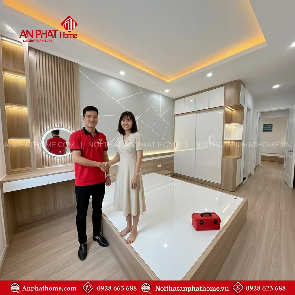 Combo Phòng Ngủ Tông Màu Sáng Hiện Đại CB-15 9 Combo Phòng Ngủ Tông Màu Sáng Hiện Đại CB-15