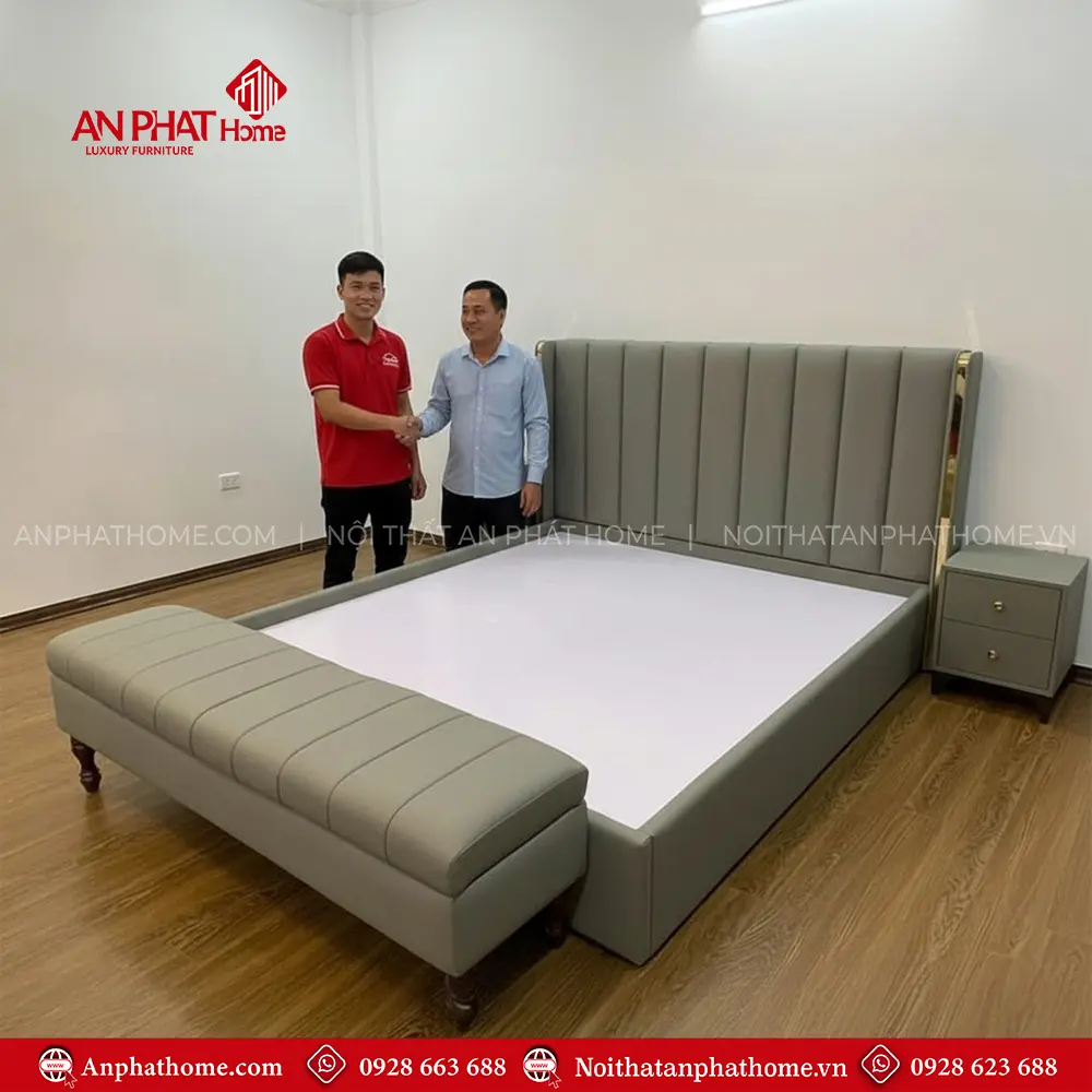 Giường Bọc Da Hiện Đại GN-277 9 giuong boc da hien dai gn 27700001
