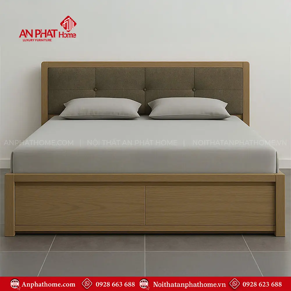 Giường Bọc Nệm Đẹp GN-252 5 Giường Bọc Nệm Đẹp GN-252