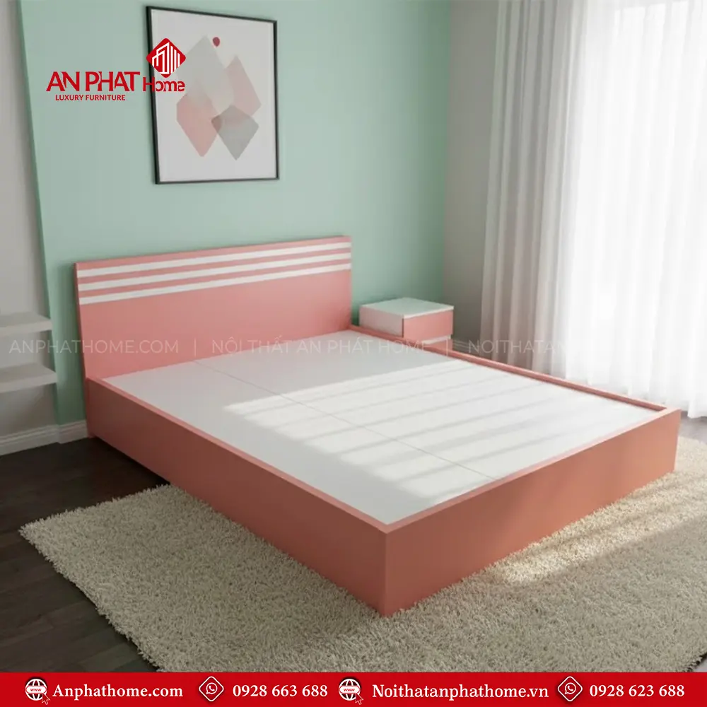 Giường Gỗ Công Nghiệp GN-203 9 Giường Gỗ Công Nghiệp GN-203