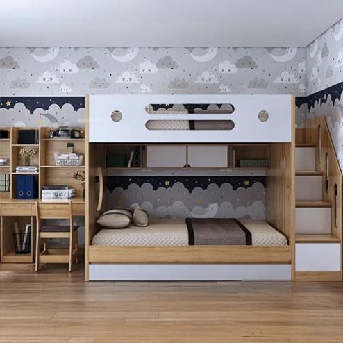 Giường Ngủ 2 Tầng Gỗ Công Nghiệp GN-319