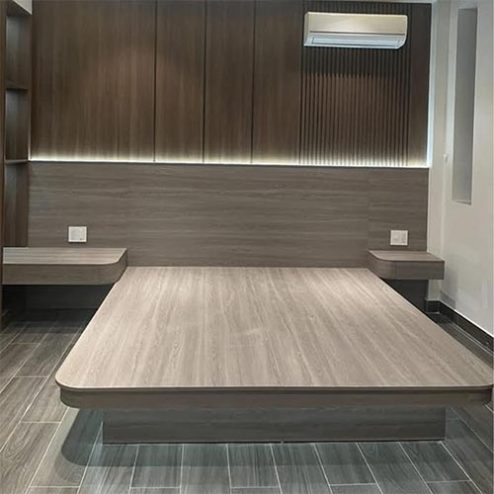 Giường Ngủ Bệt Gỗ Chiện Đại GN-298