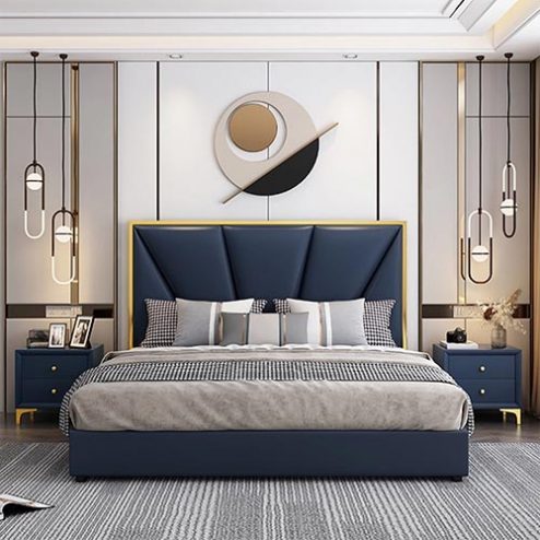 Giường Ngủ Bọc Da Cao Cấp Hiện Đại GN-234