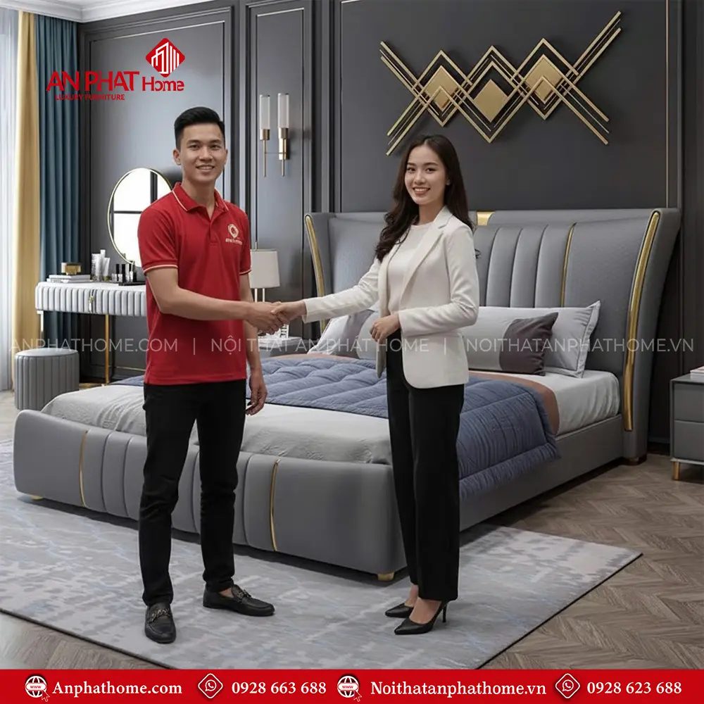 Giường Ngủ Bọc Nệm Sang Trọng Cao Cấp GN-266 9 giuong ngu boc nem sang trong cao cap gn 26600001