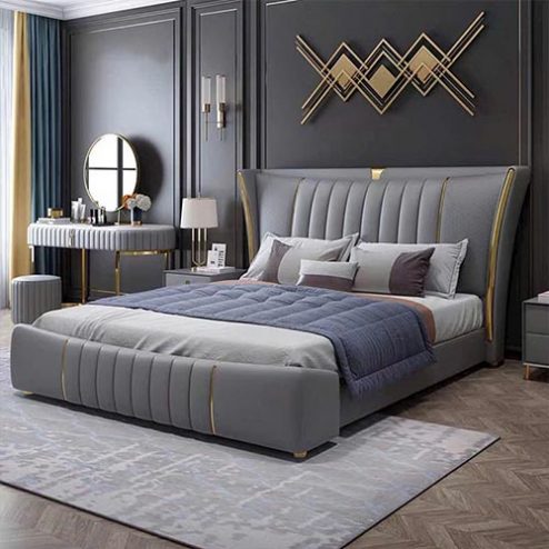 Giường Ngủ Bọc Nệm Sang Trọng Cao Cấp GN-266