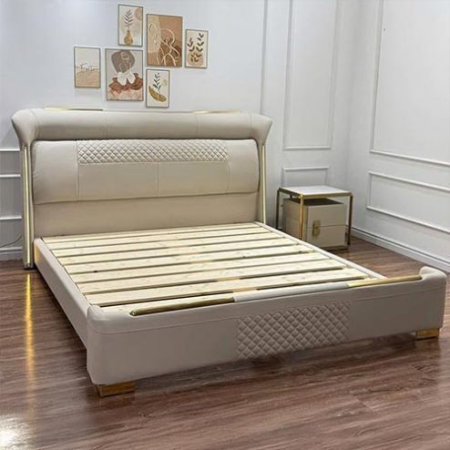 Giường Ngủ Cao Cấp Bọc Nệm Hiện Đại GN-279