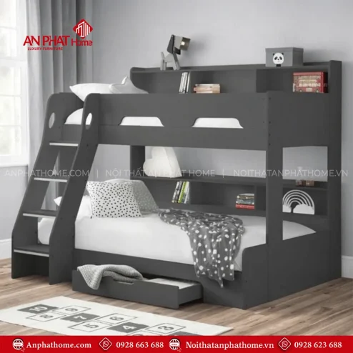 giuong ngu dep 2 tang ket hop ke trang tri gn 31100002