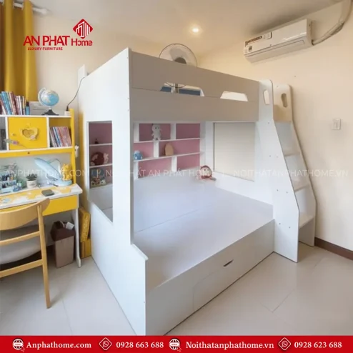 giuong ngu dep 2 tang ket hop ke trang tri gn 31100003