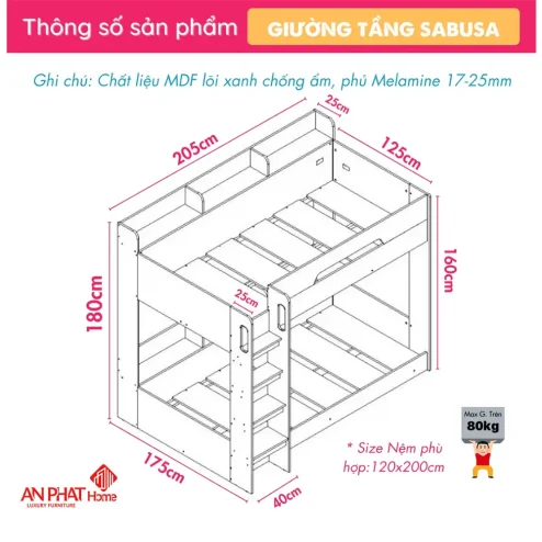 giuong ngu dep 2 tang mau don gian gn 30400011