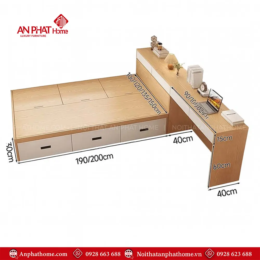 Giường Ngủ Đẹp Có Ngăn Kéo Hiện Đại GN-213 24 giuong ngu dep co ngan keo hien dai gn 21300001