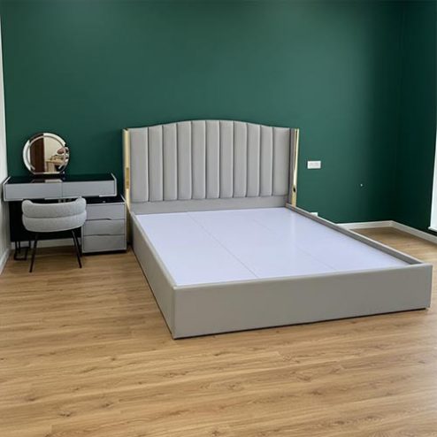 Giường Ngủ Đẹp Hiện Đại Bọc Da GN-259
