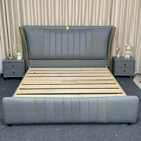 Giường Ngủ Đẹp Hiện Đại Bọc Da GN-269