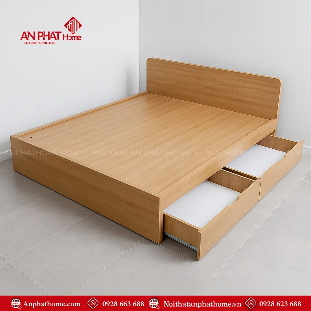 Giường Ngủ Đẹp Hiện Đại Có Ngăn Kéo GN-242 5 Giường Ngủ Đẹp Hiện Đại Có Ngăn Kéo GN-242