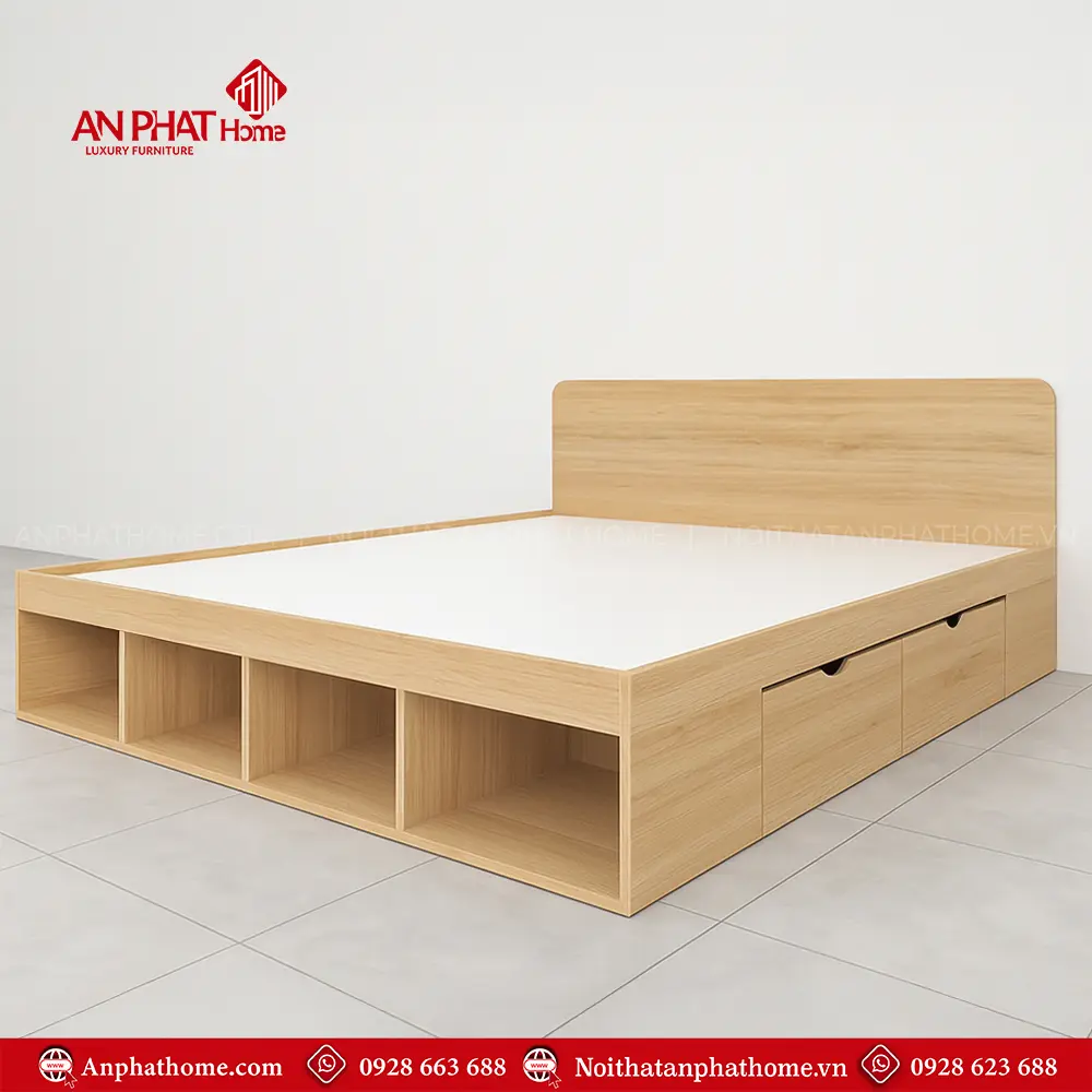 Giường Ngủ Đẹp Hiện Đại Gỗ Công Nghiệp GN-237 21 Giường Ngủ Đẹp Hiện Đại Gỗ Công Nghiệp GN-237