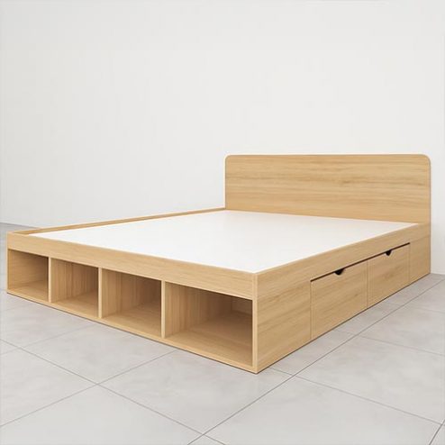 Giường Ngủ Đẹp Hiện Đại Gỗ Công Nghiệp GN-237