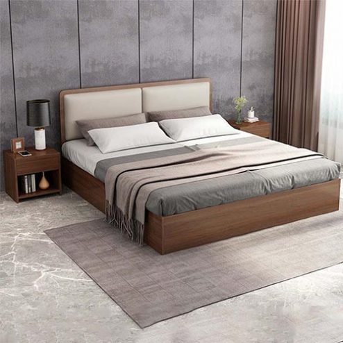 Giường Ngủ Đẹp Hiện Đại Gỗ MDF GN-229