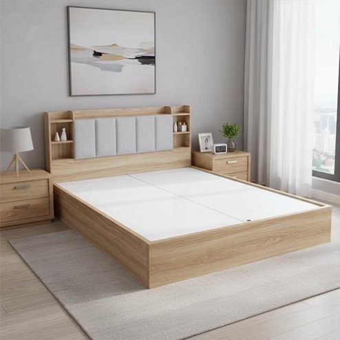 Giường Ngủ Đẹp Hiện Đại Gỗ MDF GN-291