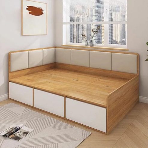 Giường Ngủ Gỗ Cao Cấp Thông Minh GN-358