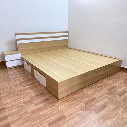 Giường Ngủ Gỗ Công Nghiệp Hiện Đại GN-280