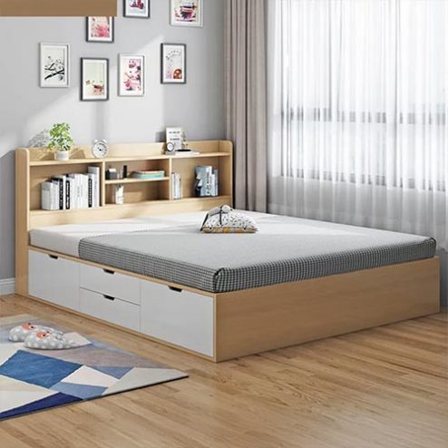 Giường Ngủ Gỗ Công Nghiệp Thông Minh GN-349