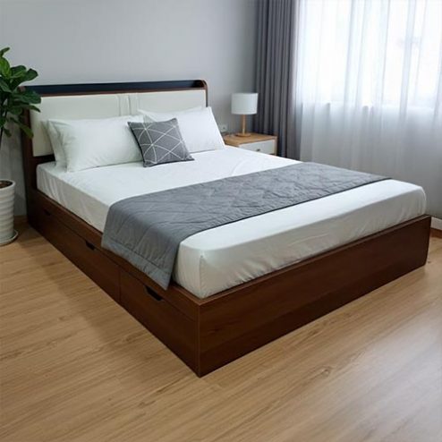 Giường Ngủ Gỗ Đẹp GN-301
