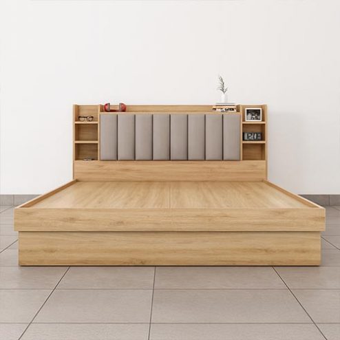 Giường Ngủ Gỗ Đẹp Thiết Kế Hiện Đại GN-247