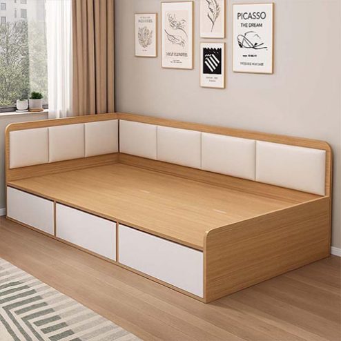 Giường Ngủ Gỗ Hiện Đại Có Hộc Kéo GN-218