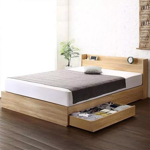 Giường Ngủ Gỗ Hiện Đại Có Ngăn Kéo GN-285