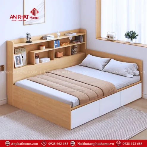 giuong ngu go ket hop ke sach gn 32400003