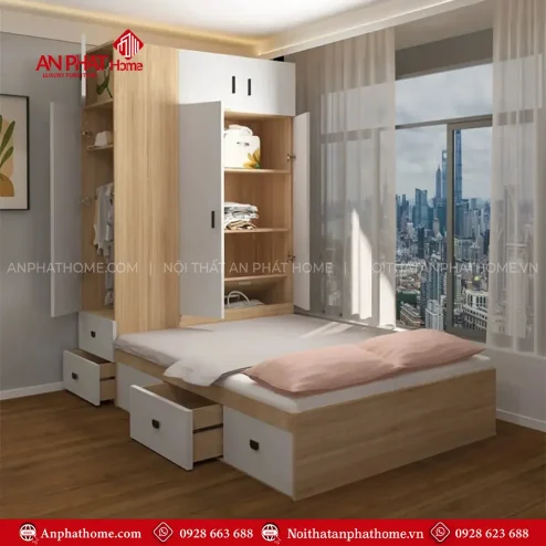 giuong ngu go lien tu quan ao hien dai gn 35000002
