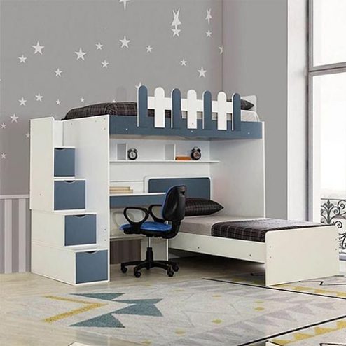 Giường Ngủ Gỗ MDF 2 Tầng Đẹp Cho Bé GN-331