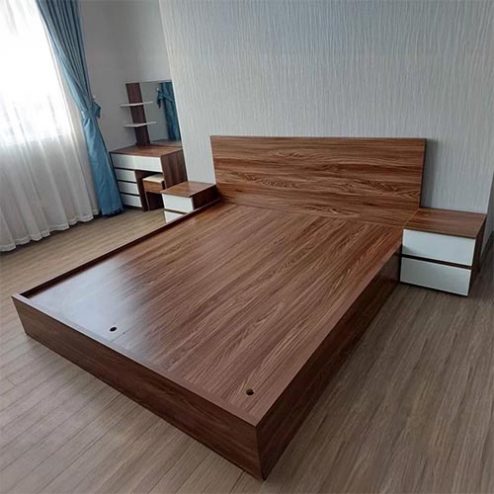 Giường Ngủ Gỗ MDF Đẹp GN-307
