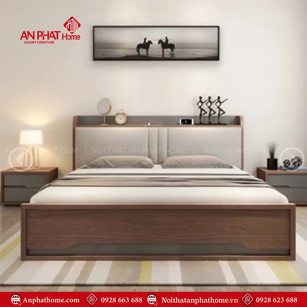 Giường Ngủ Gỗ Thông Minh Có Ngăn Kéo GN-228 12 giuong ngu go thong minh co ngan keo gn 22800003