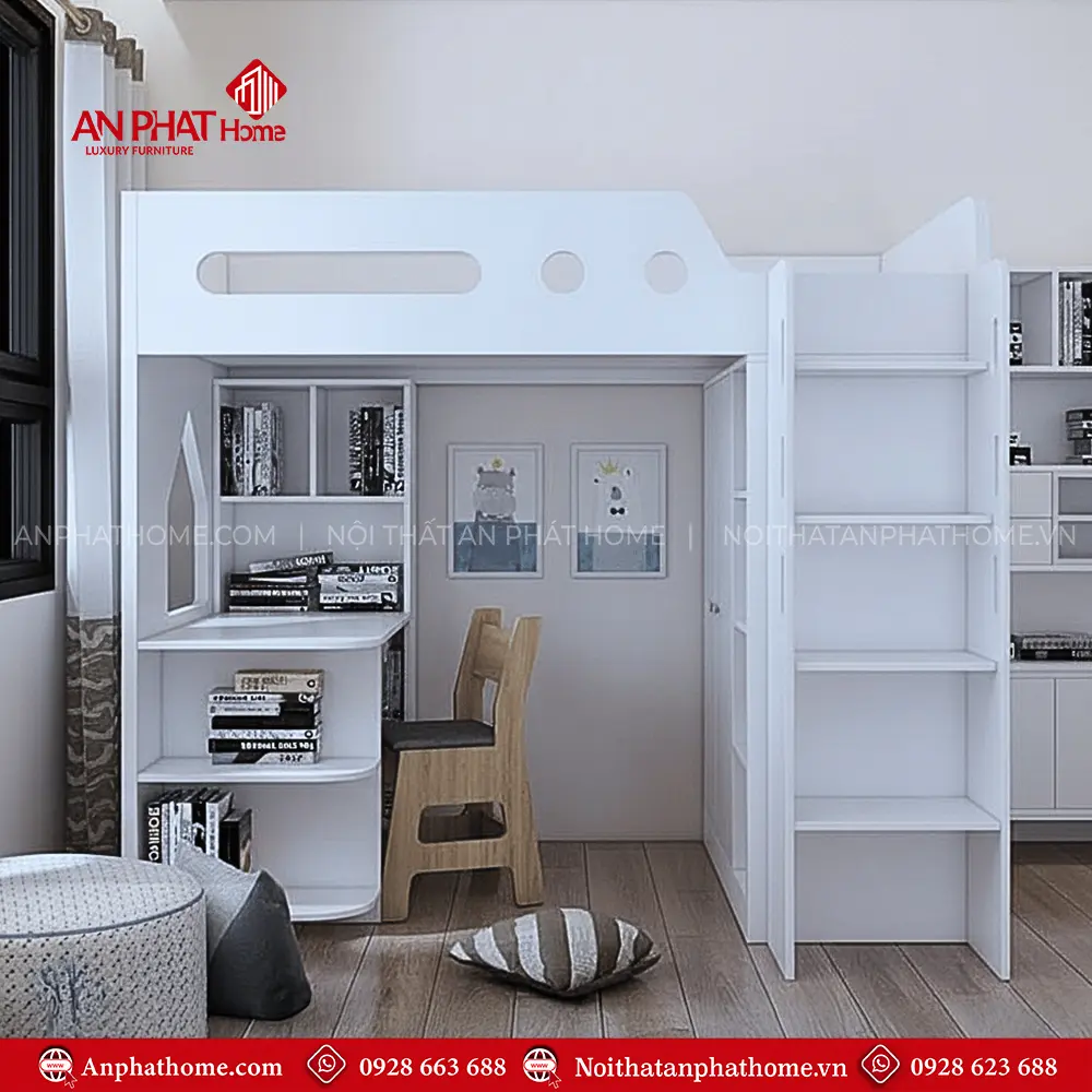 Giường Ngủ Hiện Đại 2 Tầng Đẹp GN-306 9 giuong ngu hien dai 2 tang dep gn 30600003