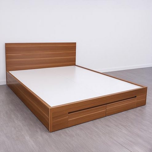 Giường Ngủ Hiện Đại Đẹp Có Ngăn Kéo Gỗ MDF GN-244