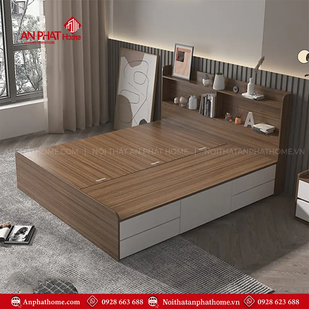 Giường Ngủ Hiện Đại Gỗ Công Nghiệp GN-221 13 Giường Ngủ Hiện Đại Gỗ Công Nghiệp GN-221