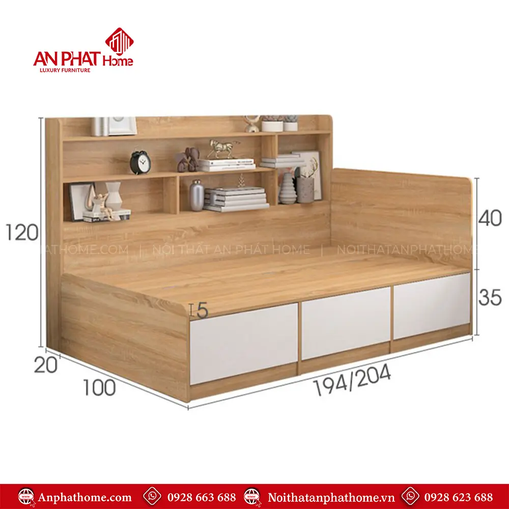 Giường Ngủ Thiết Kế Hiện Đại Liền Kệ Trưng Bày GN-208 15 giuong ngu thiet ke hien dai lien ke trung bay gn 20800001