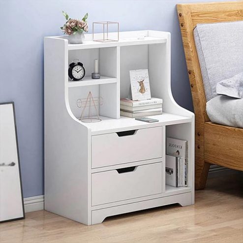 Kệ Gỗ Đầu Giường Đẹp Gỗ MDF T-5418