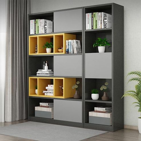 Kệ Sách Bằng Gỗ Thiết Kế Hiện Đại T-5460