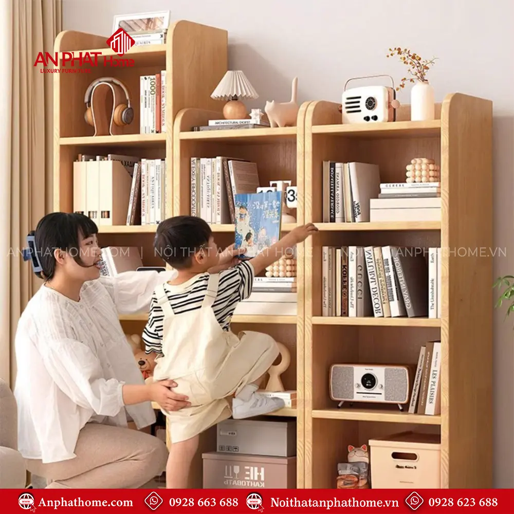 Kệ Sách Gia Đình Đẹp Thiết Kế Tối Giản T-5452 10 Kệ Sách Gia Đình Đẹp Thiết Kế Tối Giản T-5452