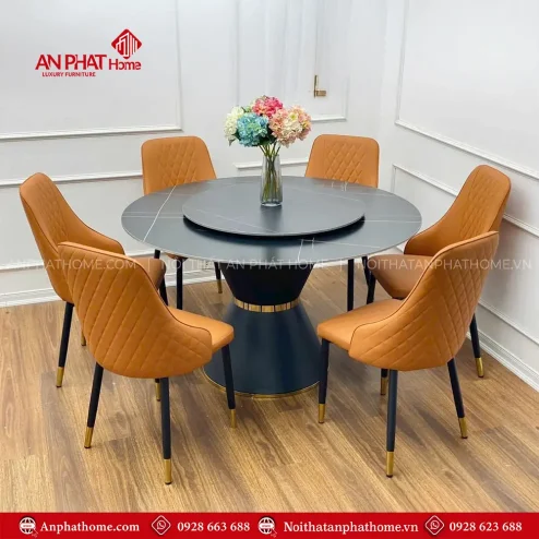 mau ban an tron xoay mat da 6 ghe nhap khau ba 191200002