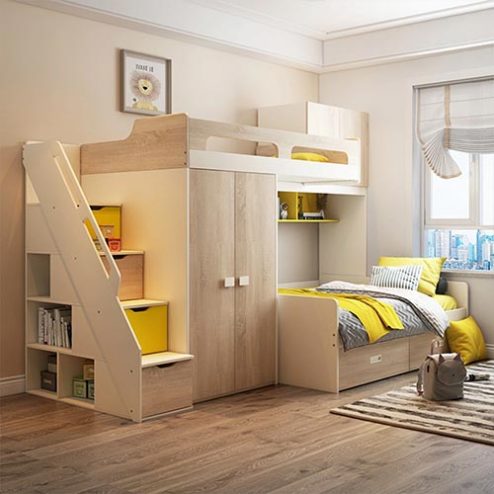 Mẫu Giường 2 Tầng Đẹp Cho Bé GN-305