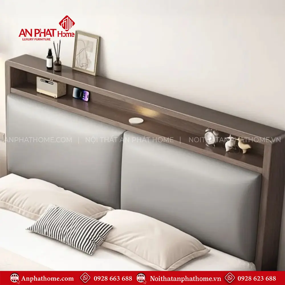 Mẫu Giường Ngủ Cao Cấp MDF GN-348 15 mau giuong ngu cao cap mdf gn 34800001