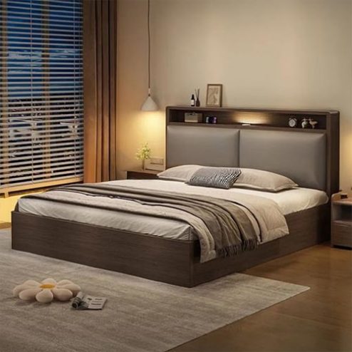 Mẫu Giường Ngủ Cao Cấp MDF GN-348
