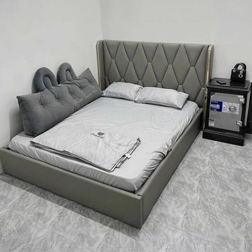 Mẫu Giường Ngủ Đẹp Bọc Da GN-275